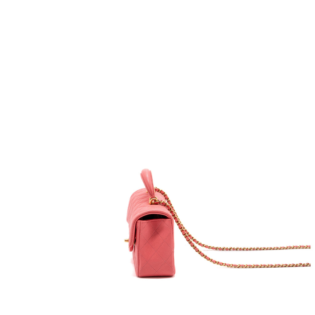 chanel-top-handle-mini-rectangular-flap-bag-caviar-pink-ghw
