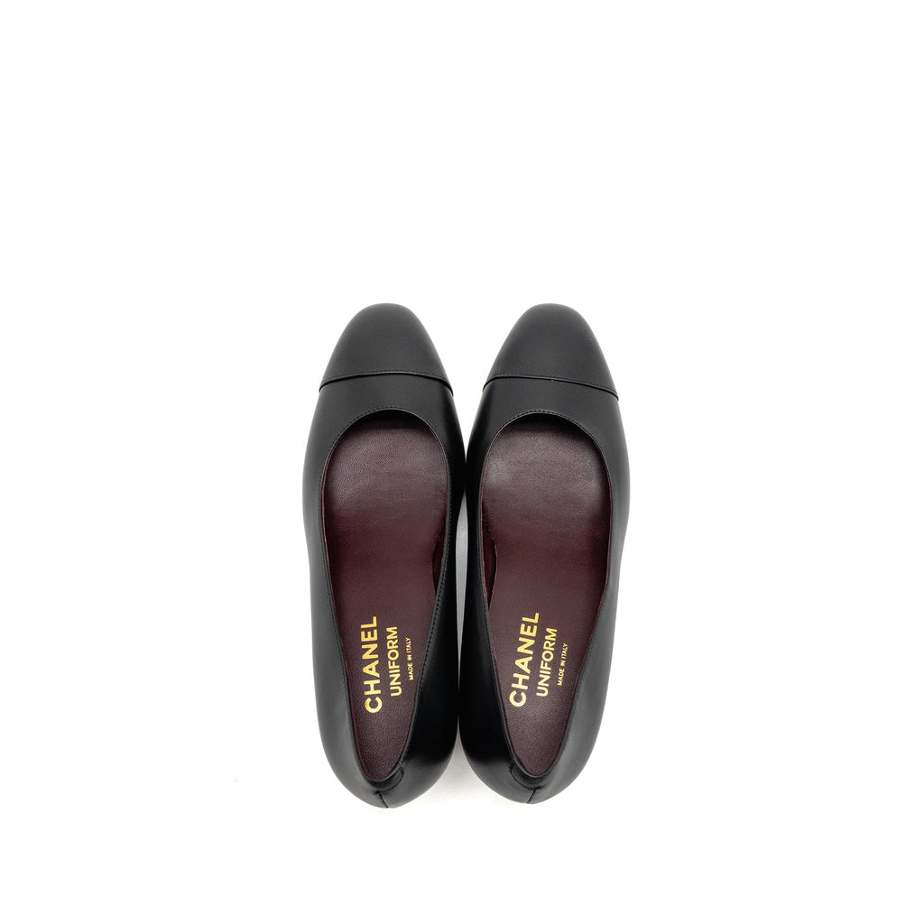 chanel-uniform-size-37-pumps-leather-black-ghw