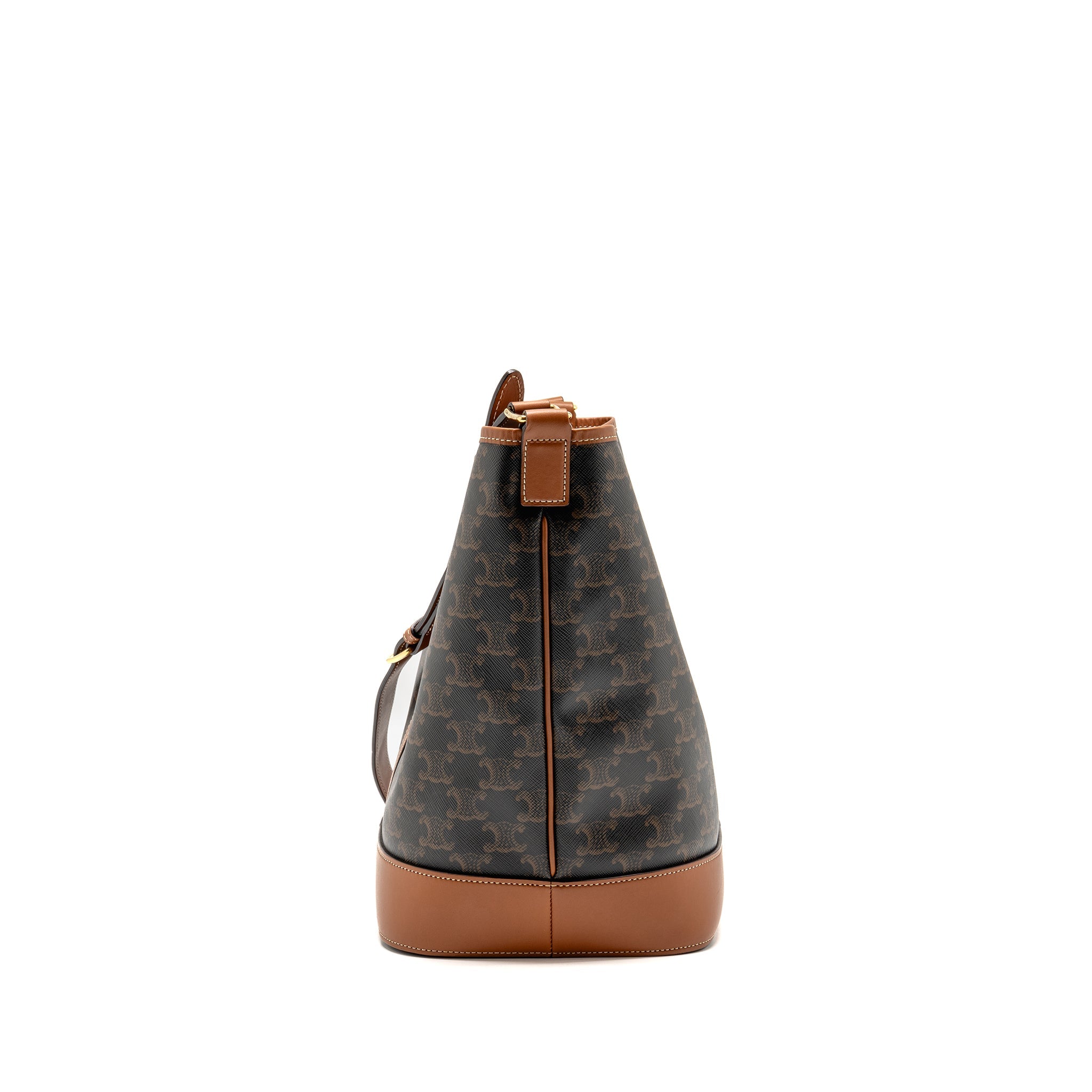 celine-medium-bucket-bag-triomphe-canvas-calfskin-tan-ghw