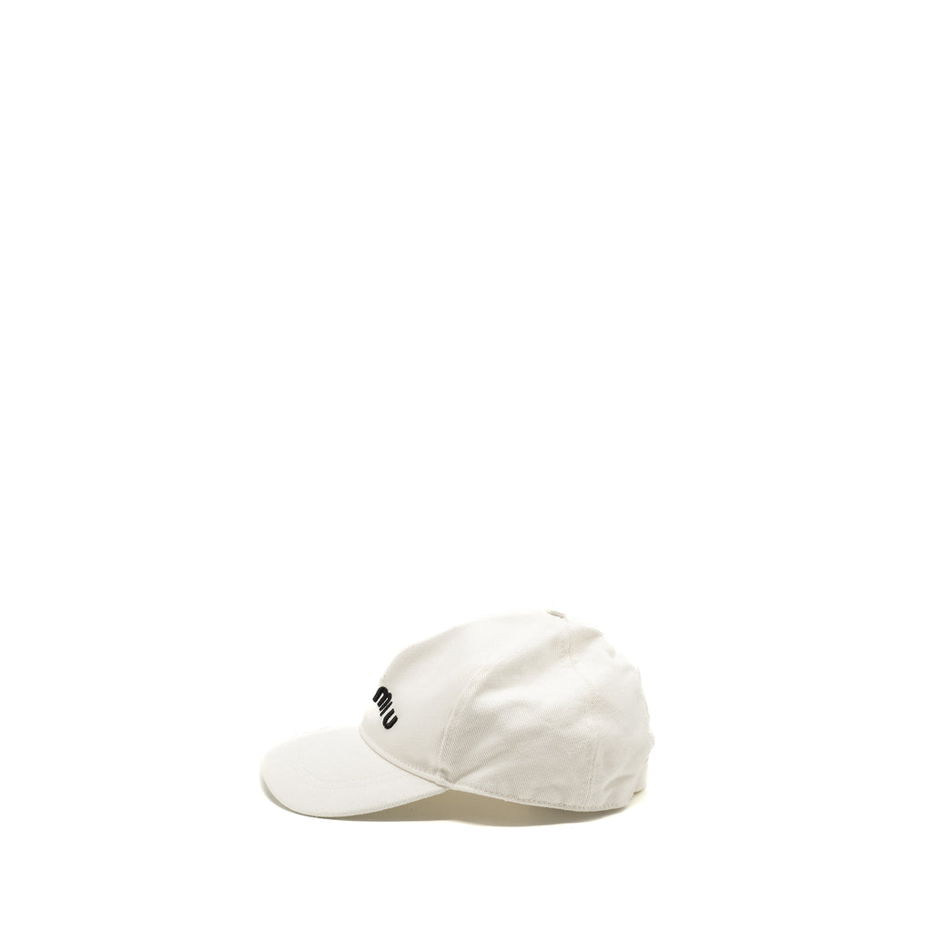 miu-miu-size-m-drill-baseball-cap-white-black