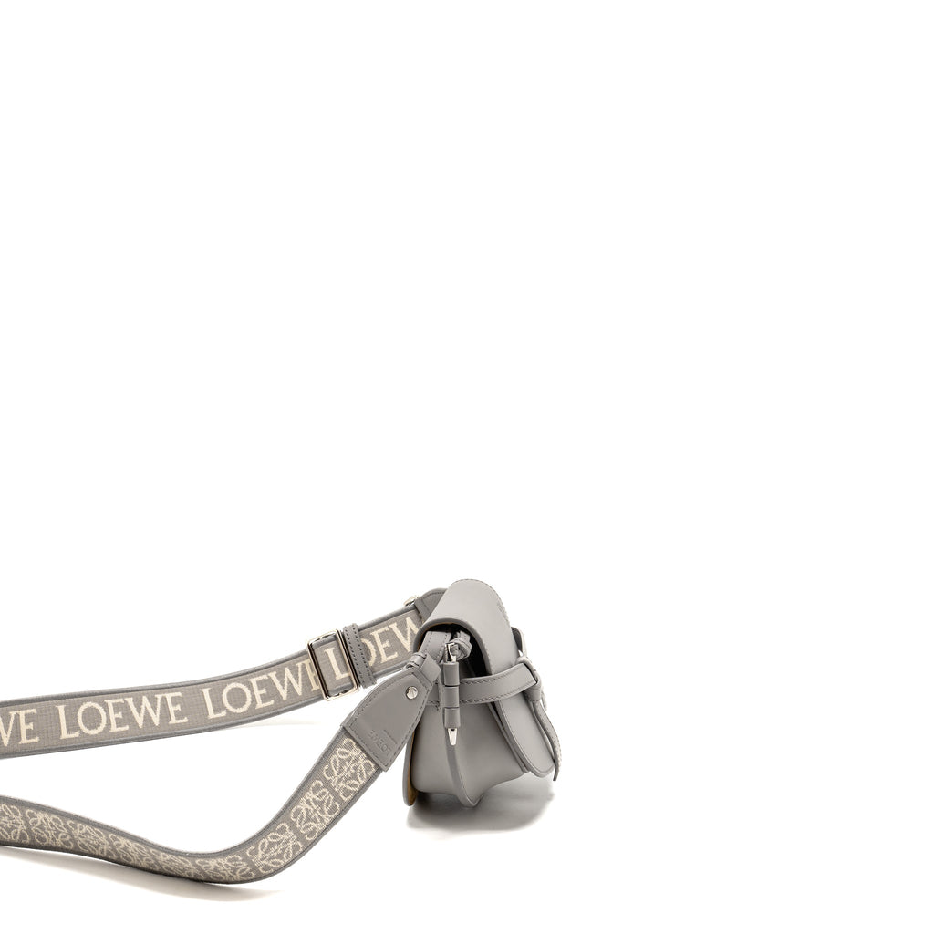 loewe-mini-gate-dual-bag-soft-calfskin-jacquard-grey-shw-copy-1