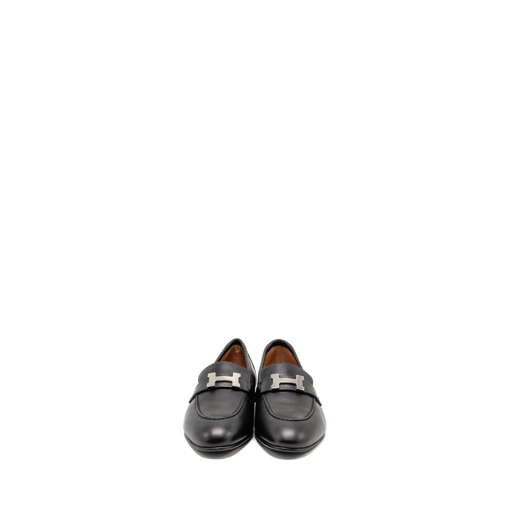hermes-size-38-mocassin-paris-loafer-chevre-black-shw