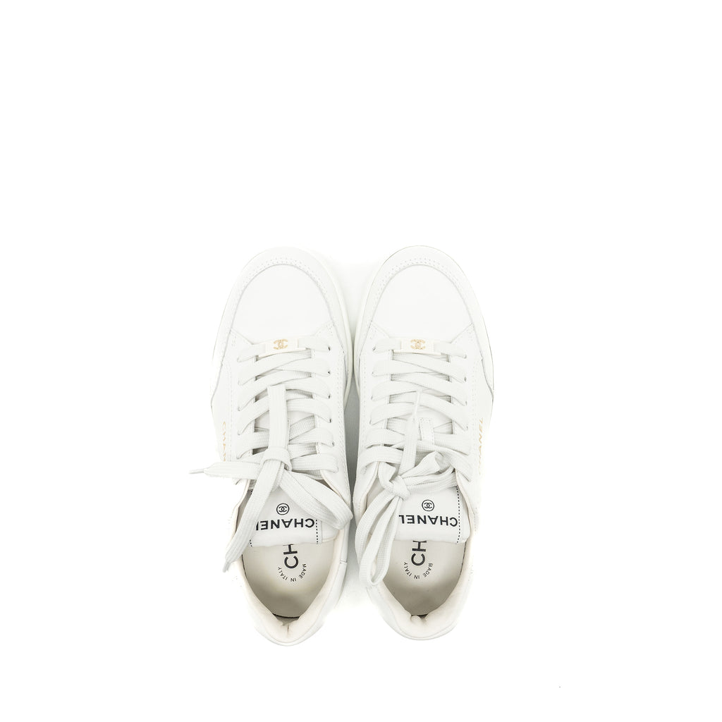 chanel-23a-size-38-sneaker-trainer-calfskin-white