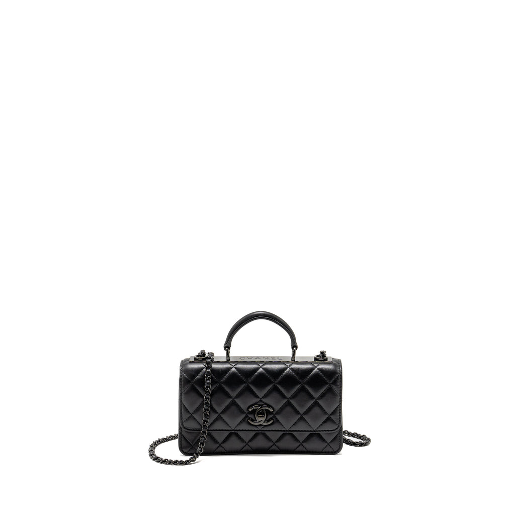 chanel-top-handle-flap-wallet-with-chain-lambskin-so-black-microchip