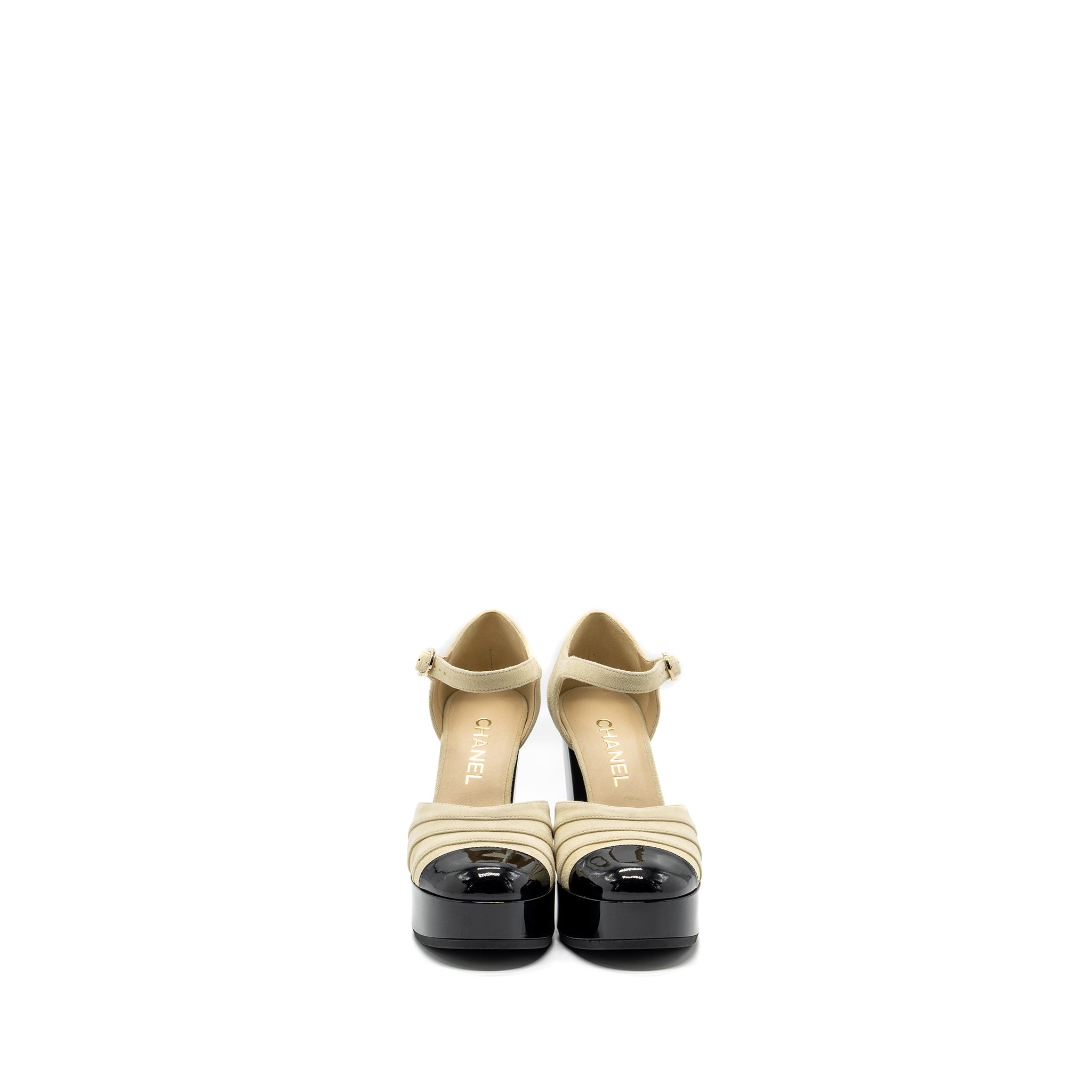 chanel-size-38-open-high-platform-shoe-suede-paten-calfskin-ivroy-black-ghw-copy