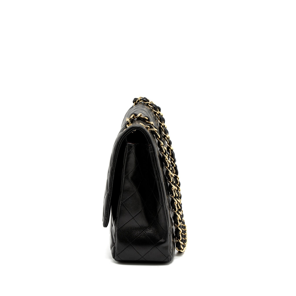 chanel-maxi-classic-single-flap-bag-lambskin-black-ghw