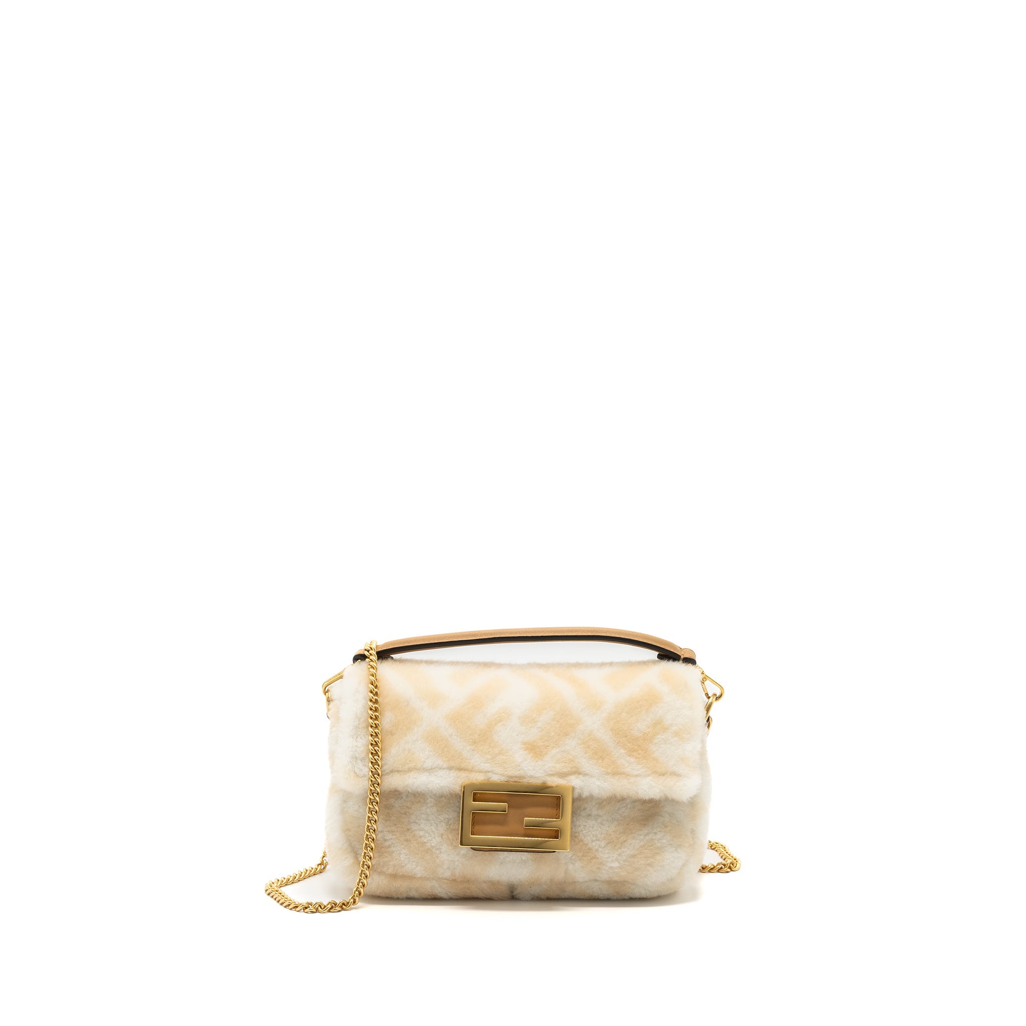 fendi-mini-baguette-sheepskin-beige-white-ghw