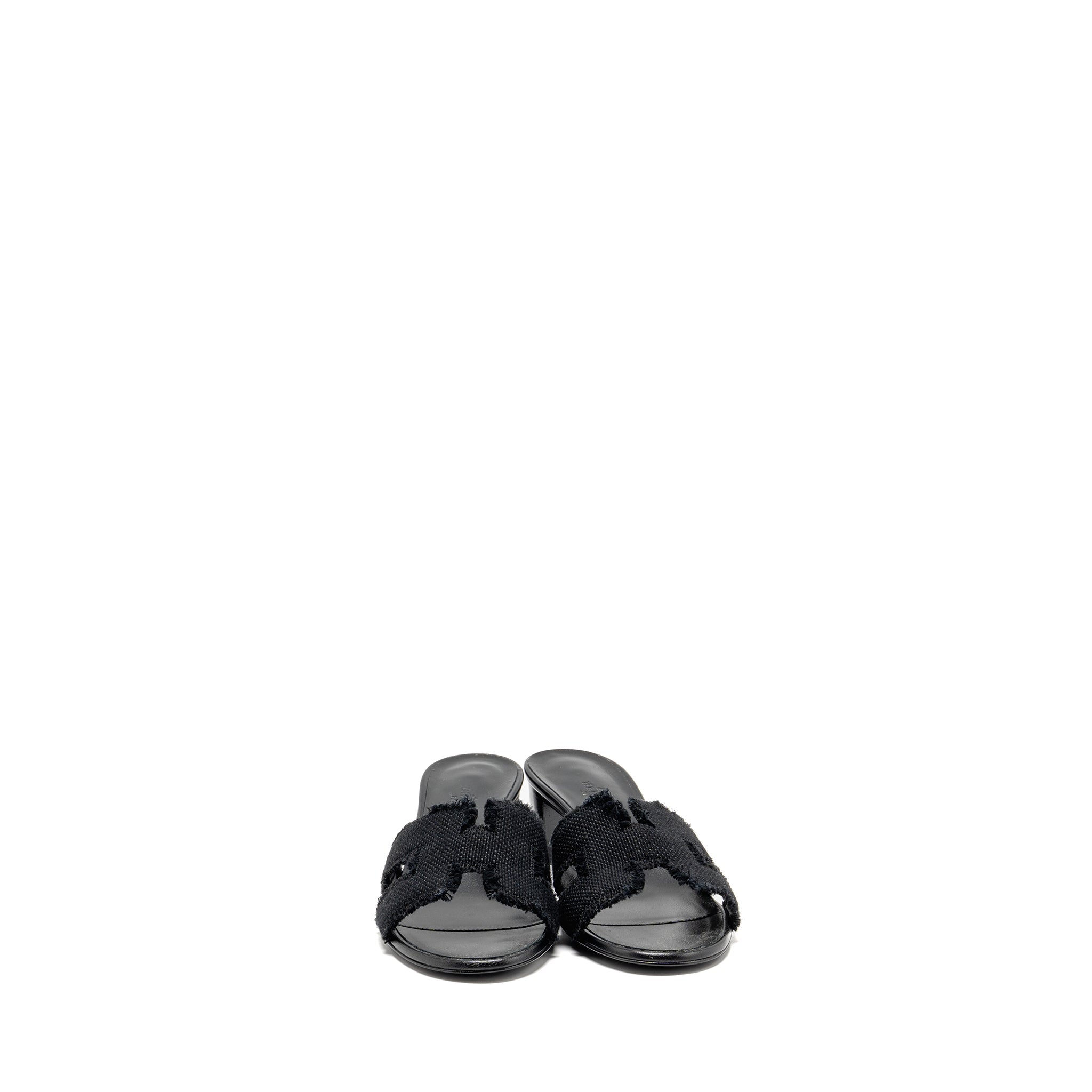 hermes-size-37-oasis-sandal-canvas-black