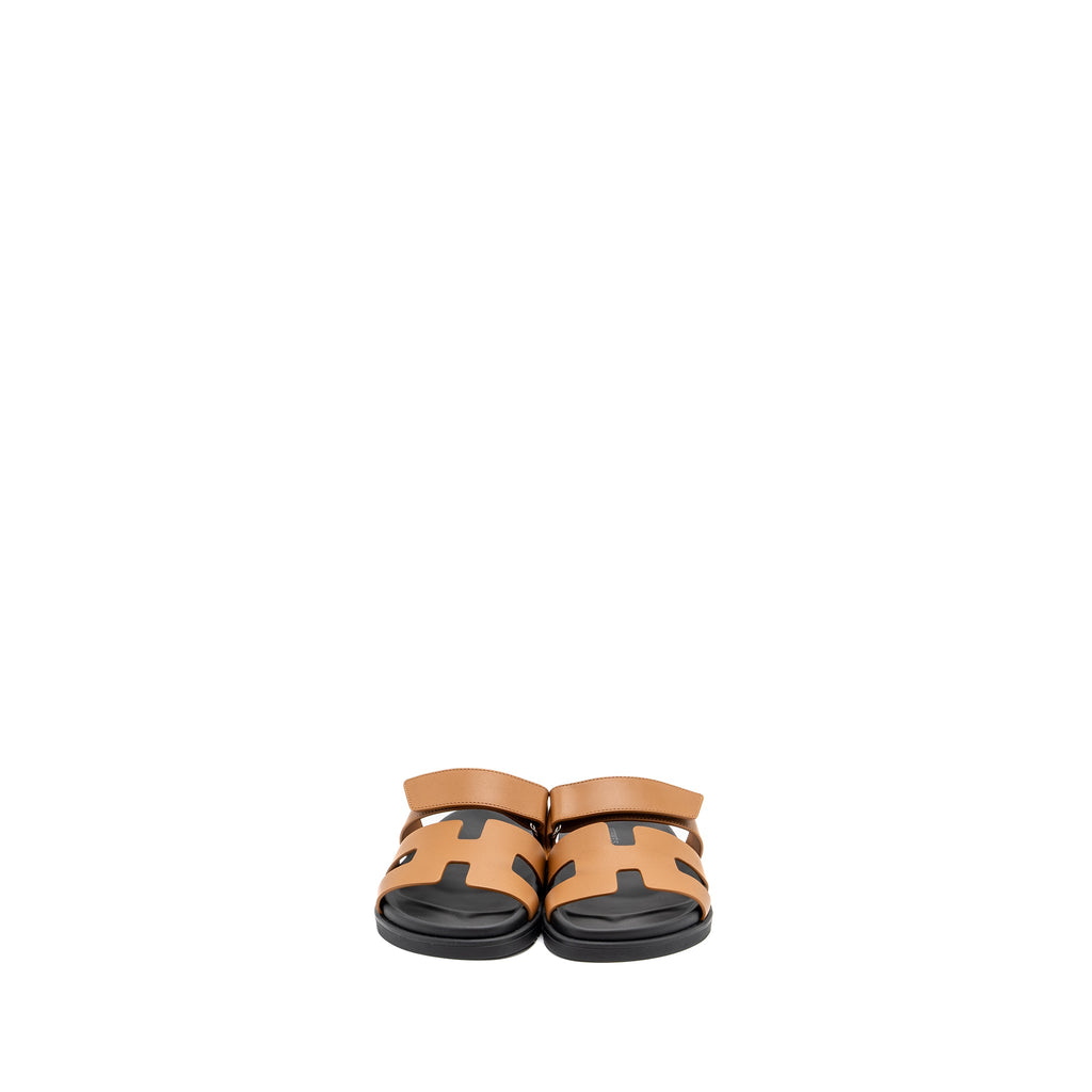 hermes-size-37-5-chypre-sandals-gold-black