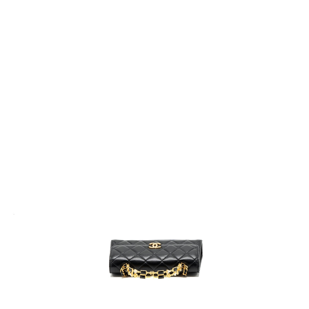 chanel-22b-flap-bag-with-enamel-top-handle-lambskin-black-ghw-microchip-copy