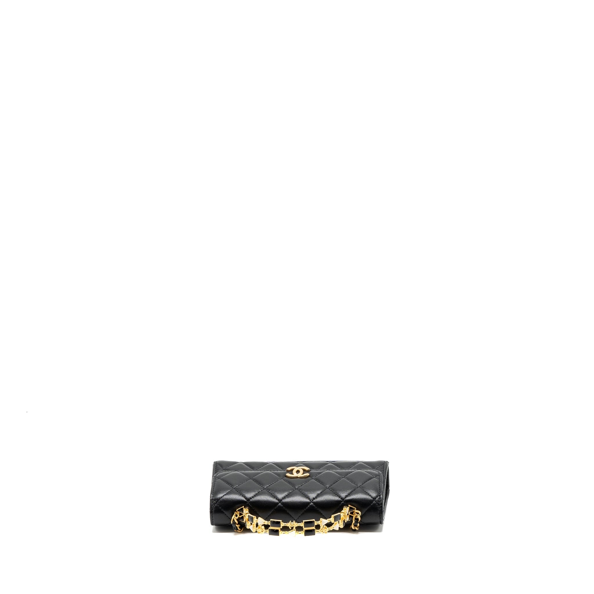 chanel-22b-flap-bag-with-enamel-top-handle-lambskin-black-ghw-microchip-copy