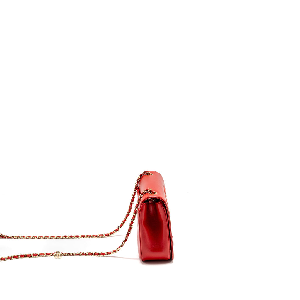 chanel-mania-flap-bag-lambskin-red-lghw