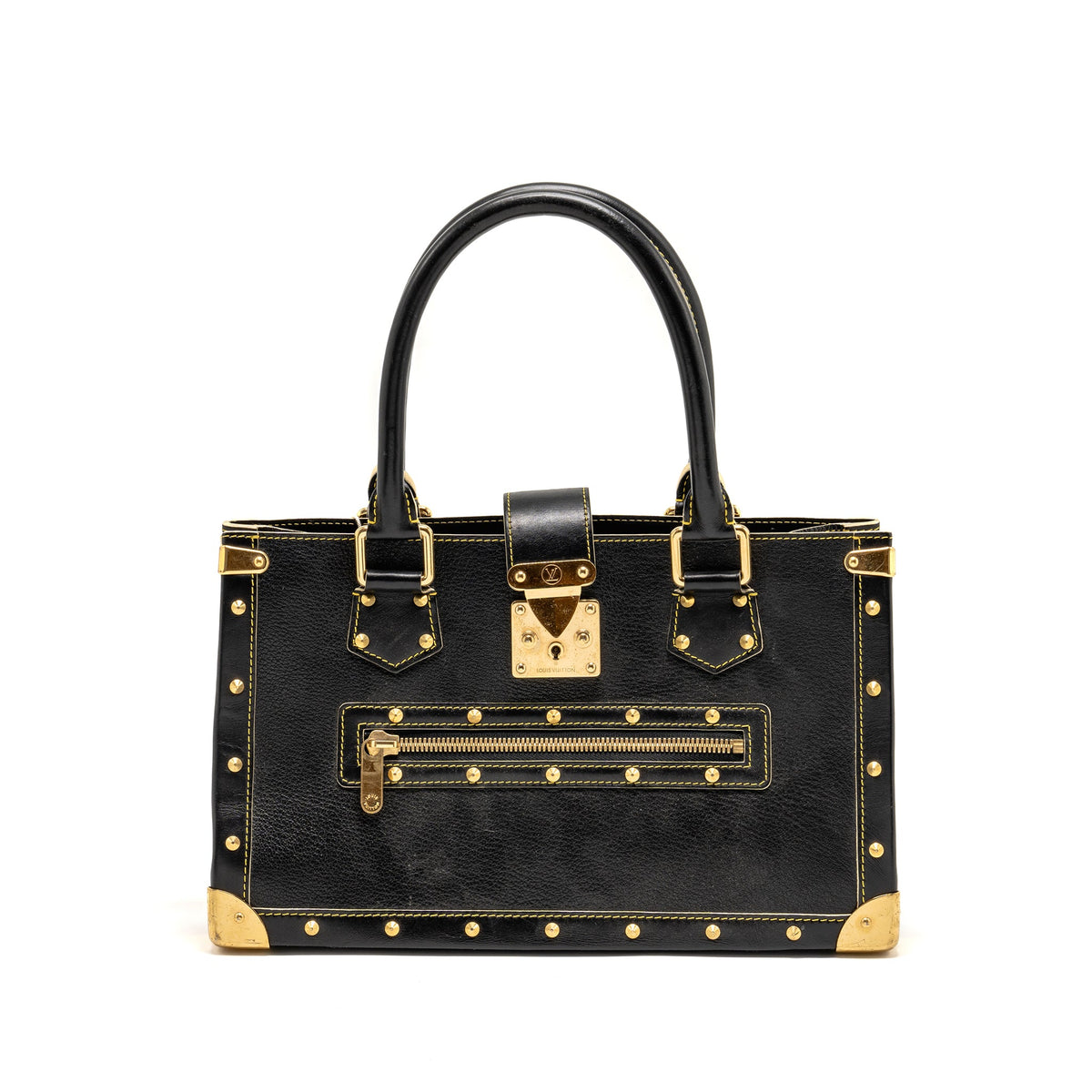 louis-vuitton-vintage-shoulder-bag-black-ghw
