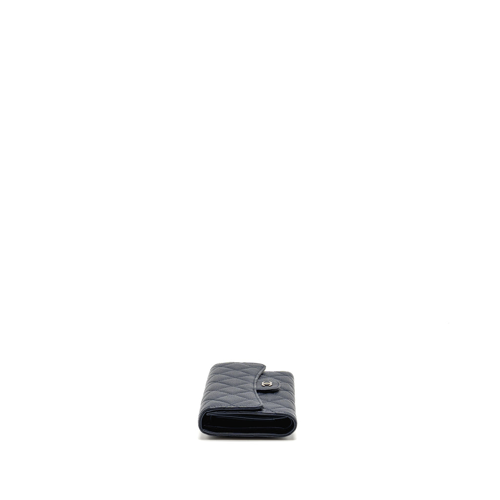 chanel-classic-flap-long-wallet-caviar-dark-blue-shw