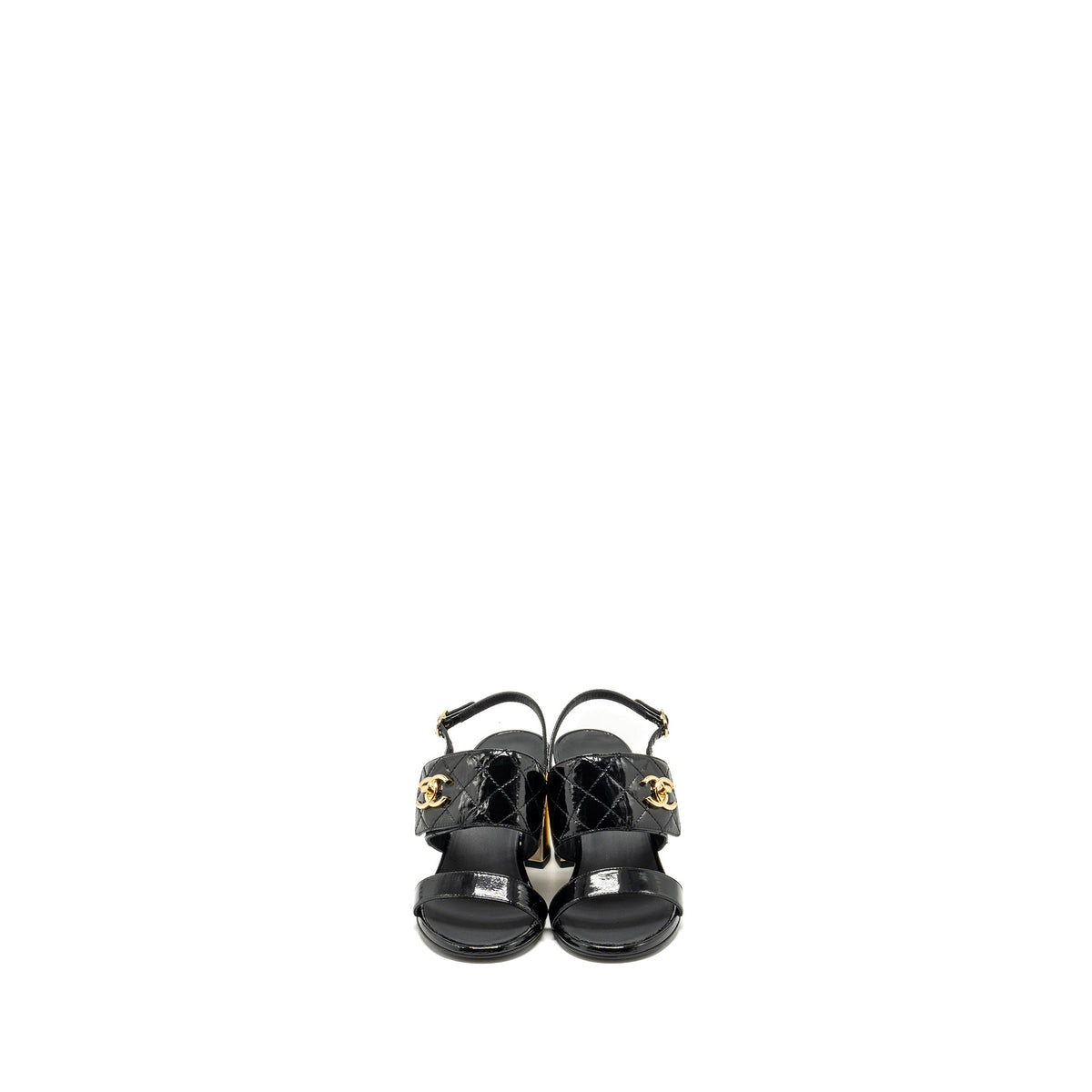 chanel-size-35-23p-cc-logo-sandals-patent-goatskin-black