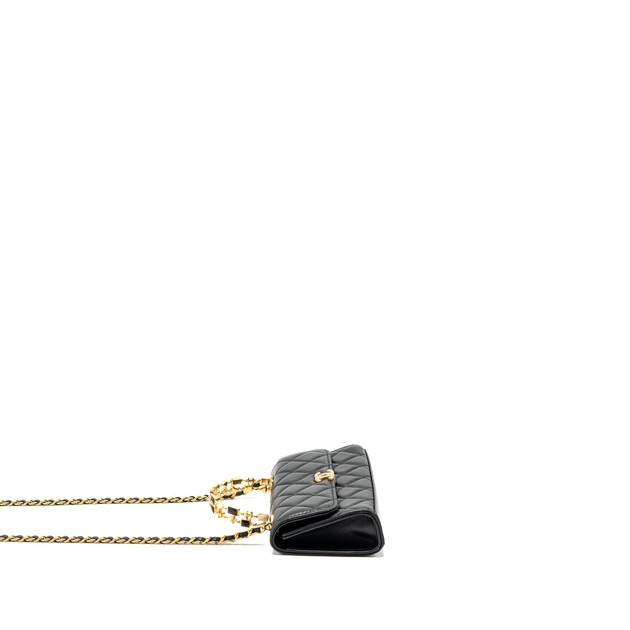 chanel-22b-flap-bag-with-enamel-top-handle-lambskin-black-ghw-microchip-copy