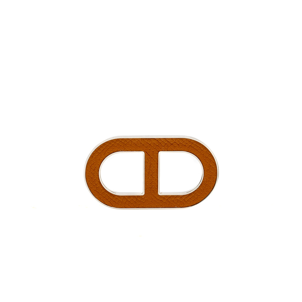 hermes-chaine-d-ancre-brooch-epsom-gold-shw