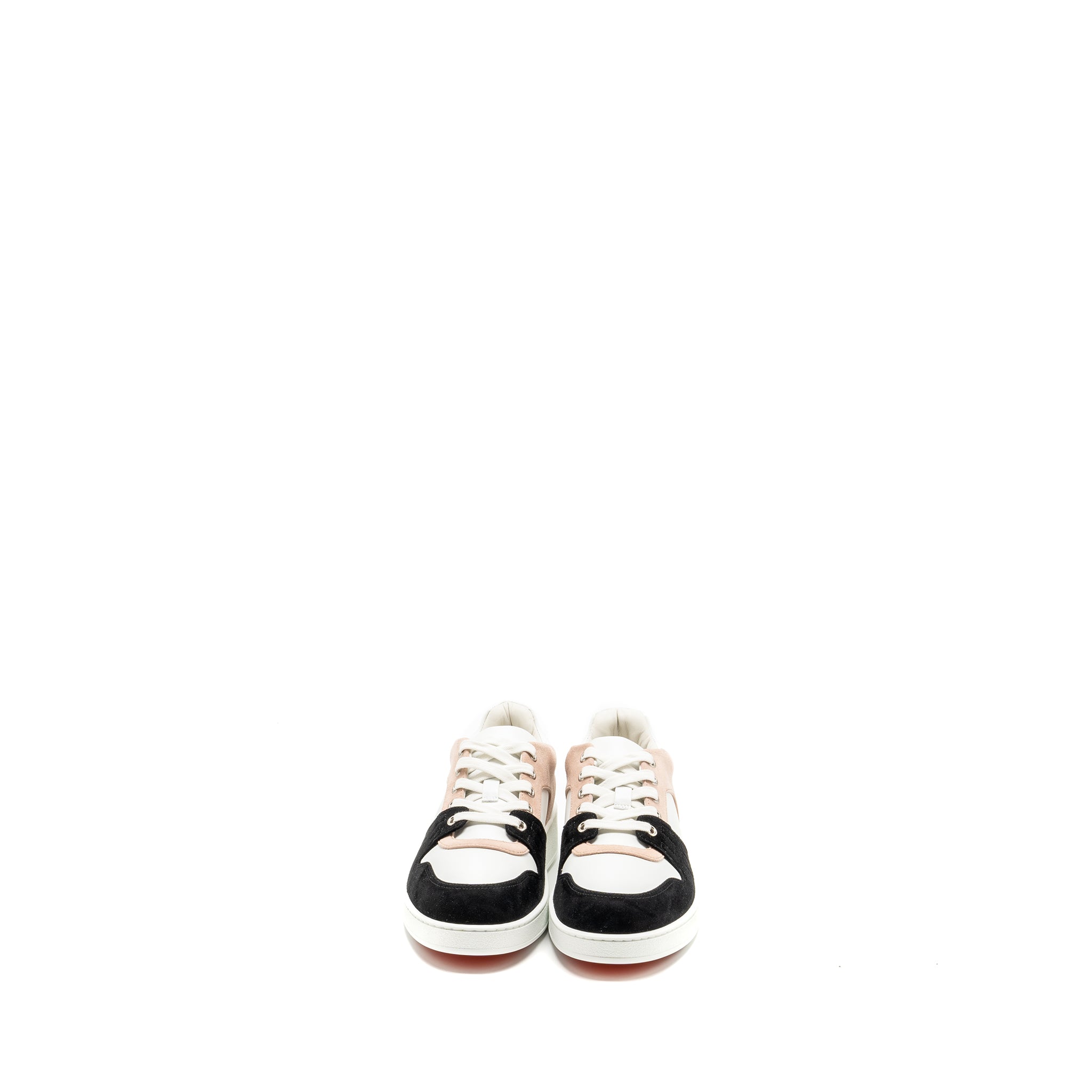 hermes-size-37-freestyle-sneakers-suede-calfskin-black-white-pink
