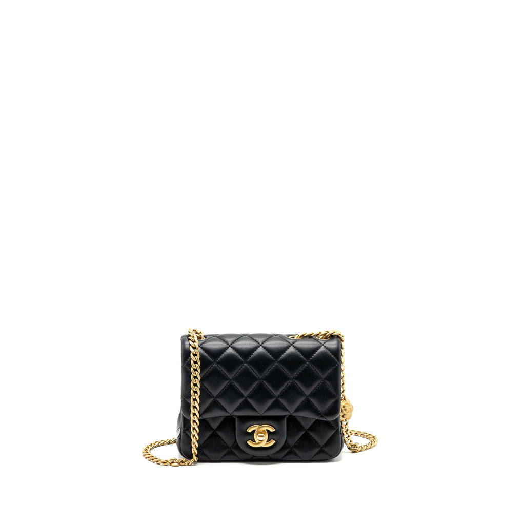 chanel-camellia-adjustable-chain-mini-square-flap-bag-lambskin-black-ghw-microchip