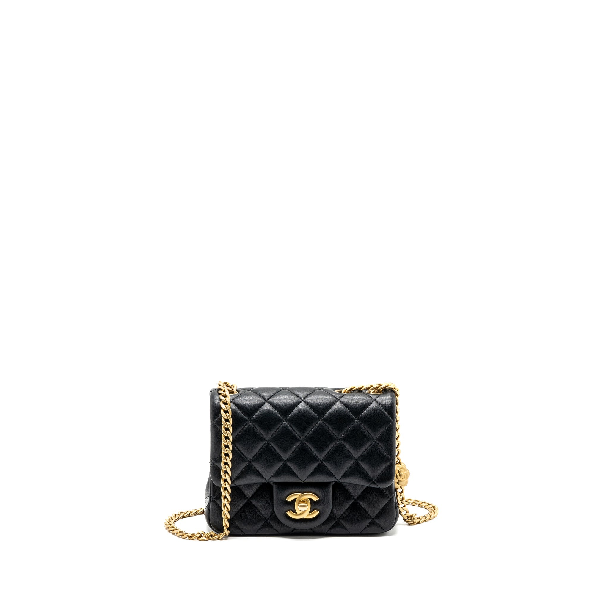 chanel-camellia-adjustable-chain-mini-square-flap-bag-lambskin-black-ghw-microchip