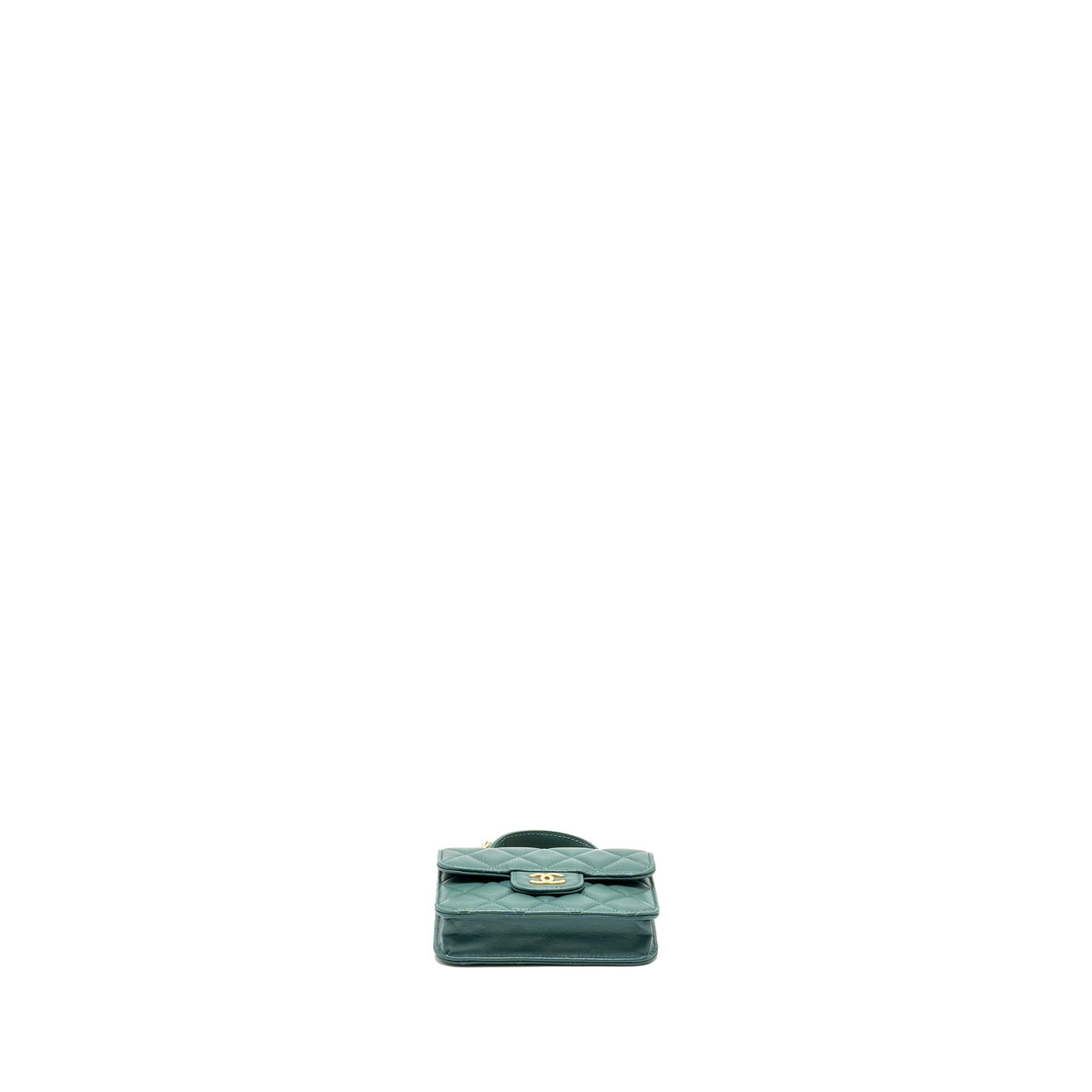 chanel-top-handle-mini-flap-bag-with-chain-lambskin-green-ghw