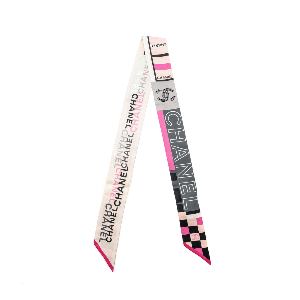 chanel-cc-logo-printed-twilly-silk-pink-multicolour-copy