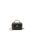 chanel-top-handle-long-vanity-lambskin-black-ghwmicrochip