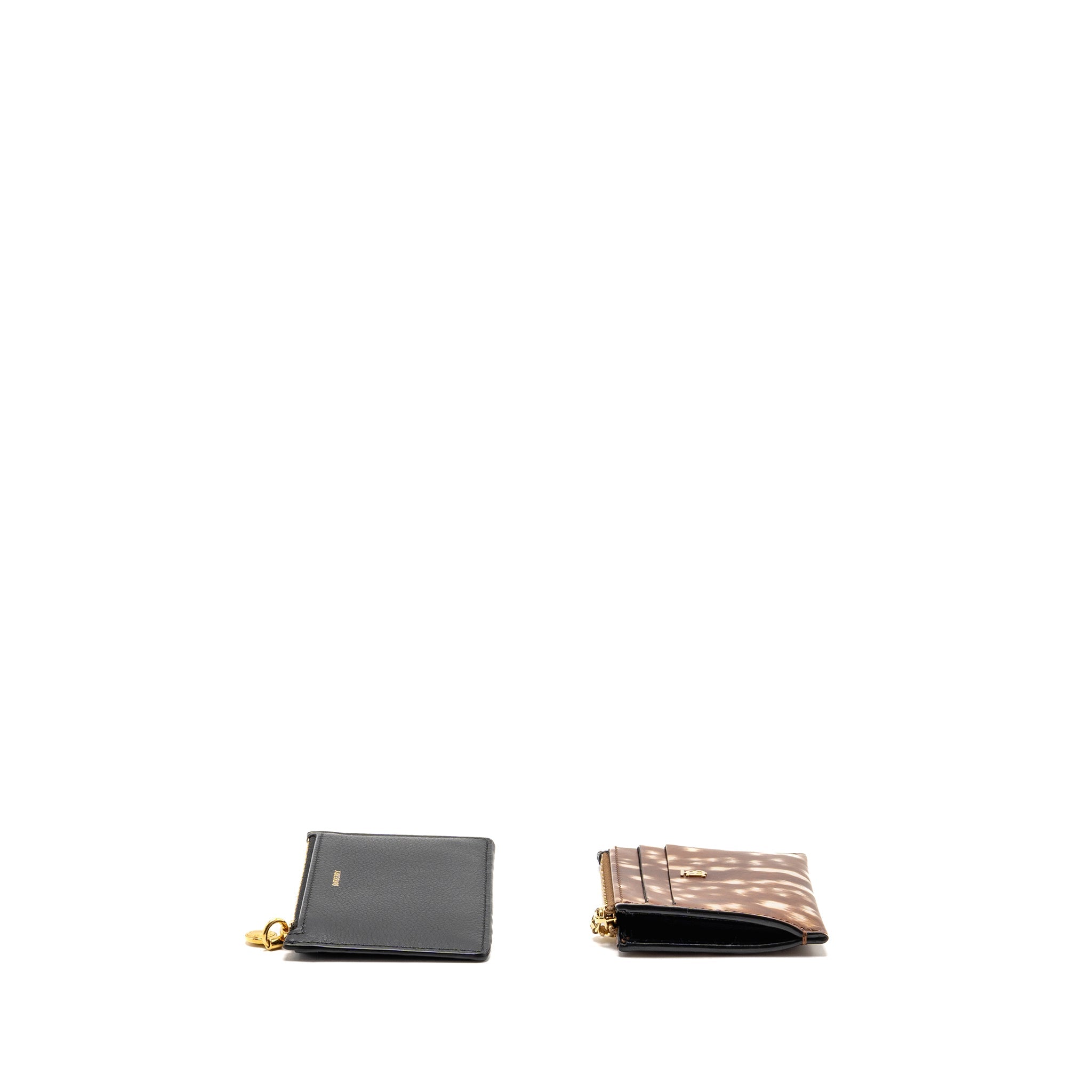 burberry-brown-deer-print-zip-card-case-leather-black-zip-card-holder-ghw-sell-in-a-set-copy