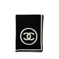 chanel-letter-cc-logo-cashmere-scarf-black-white