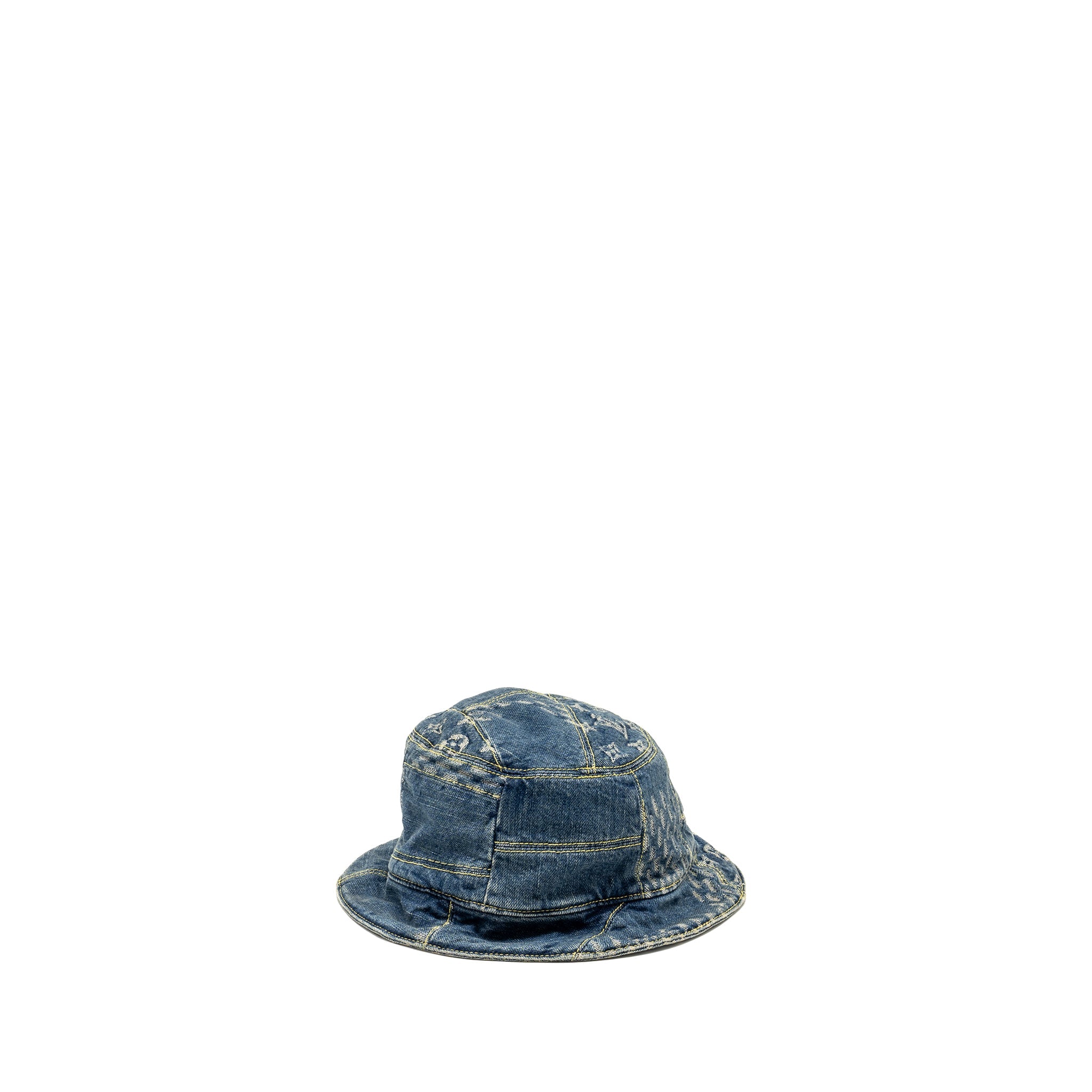 louis-vuitton-nigo-size-58-damier-bucket-hat-denim-blue-copy