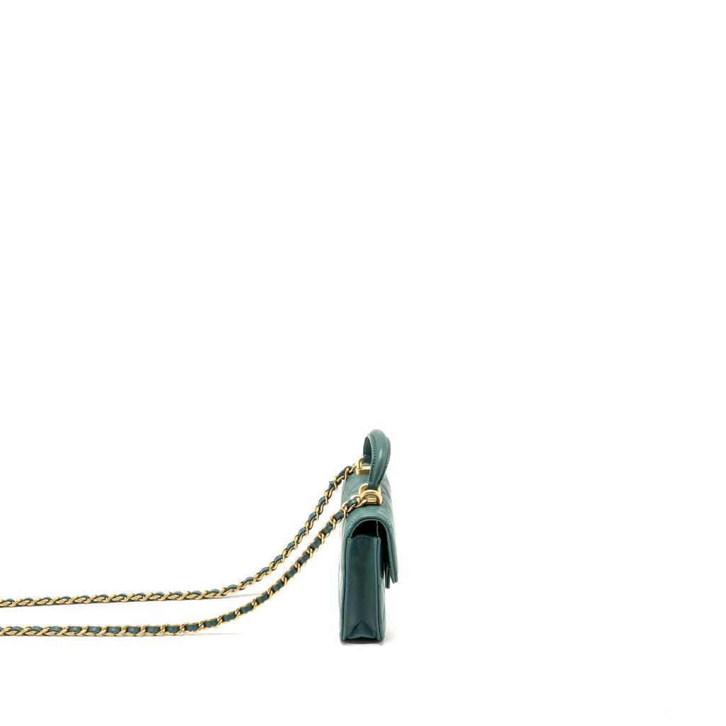 chanel-top-handle-mini-flap-bag-with-chain-lambskin-green-ghw