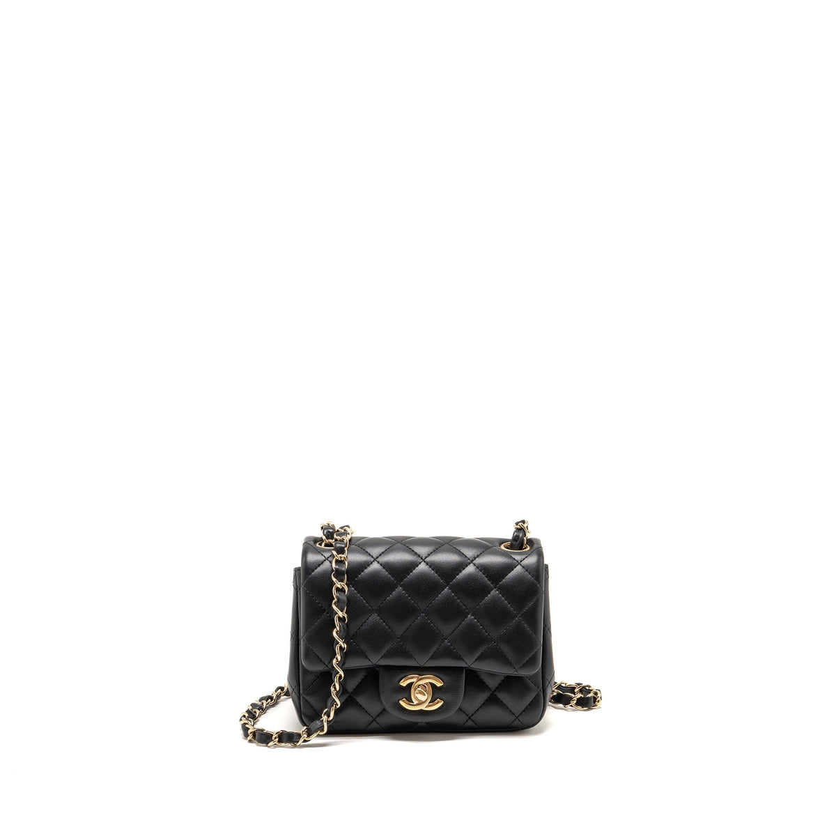 chanel-mini-square-flap-bag-lambskin-black-lghw-copy-1