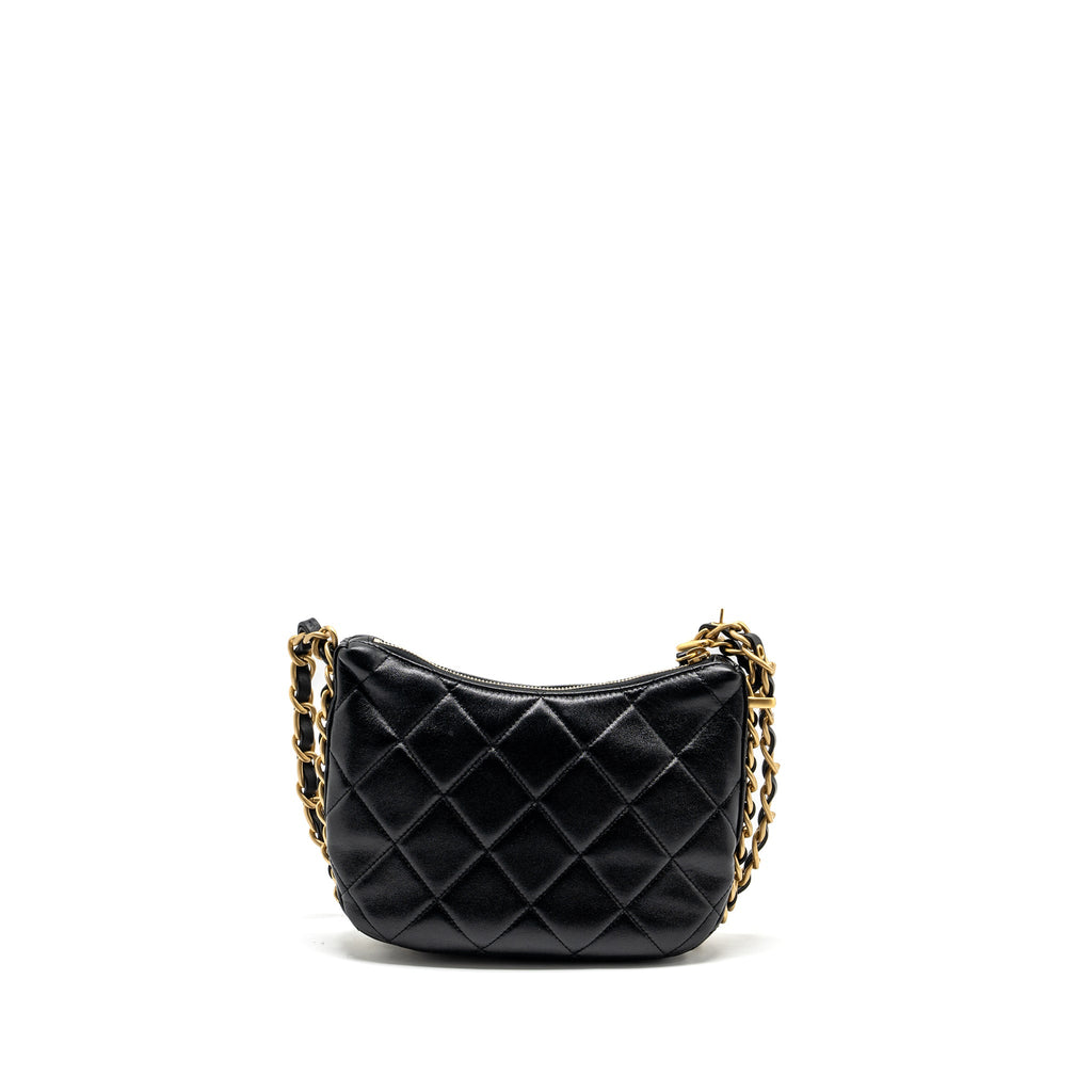 chanel-23k-hobo-bag-with-adjustable-chain-lambkin-black-ghw-microchip