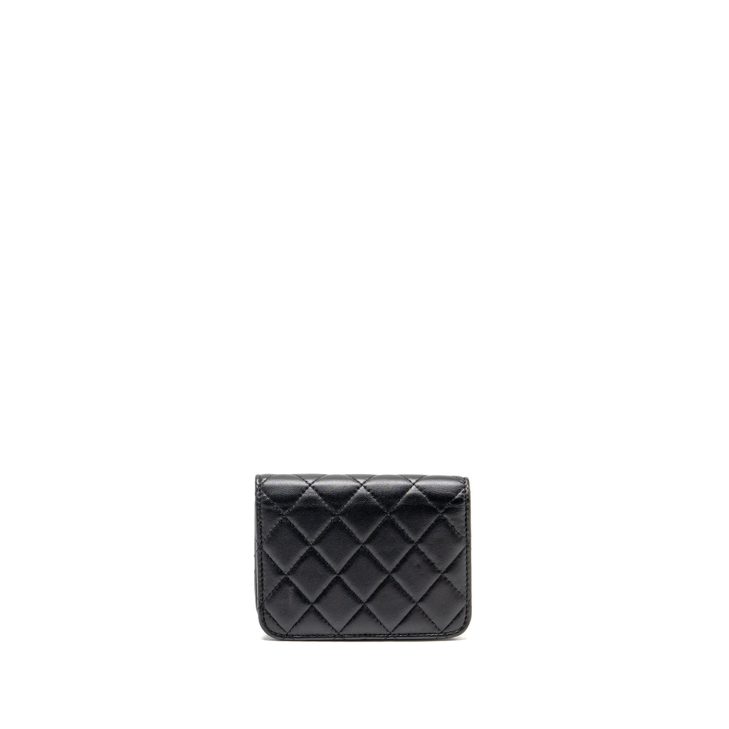 chanel-zirconium-flap-clutch-card-holder-with-chain-lambskin-black-ghw