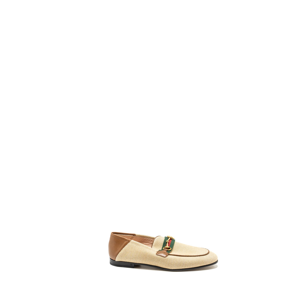 gucci-size-37-horsebit-brixton-loafer-canvas-leather-beige-brown