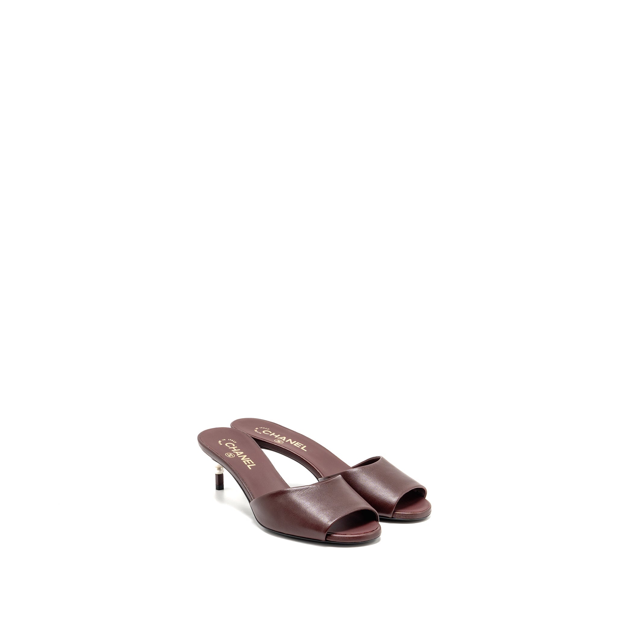chanel-size-39-mule-sandals-with-pearl-heels-lambskin-burgundy
