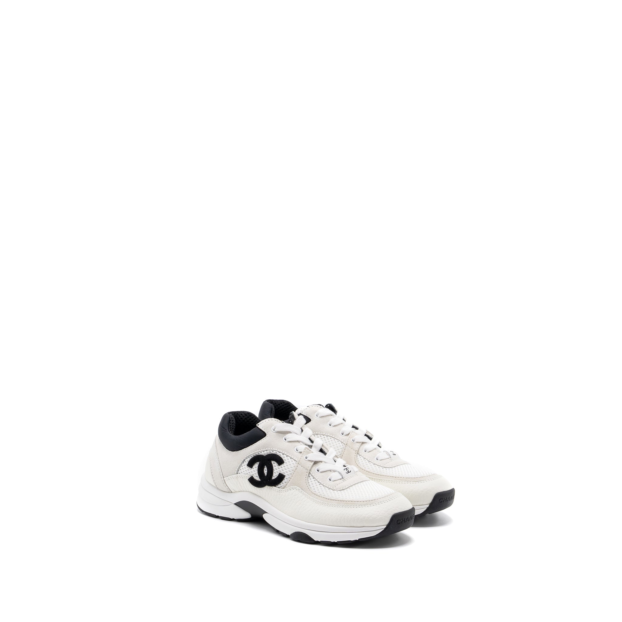 chanel-size-37-trainer-sneaker-black-white