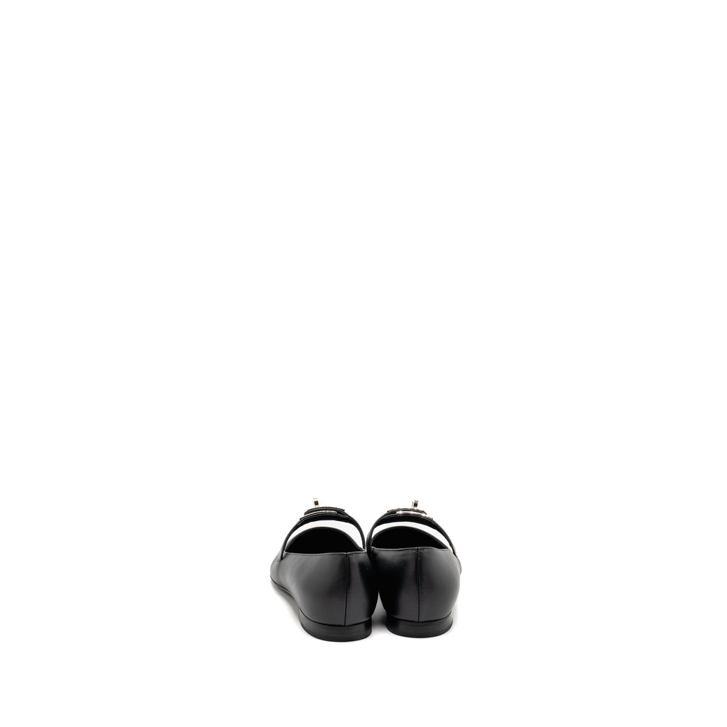 hermes-size-37-kelly-ballet-flat-calfskin-black-shw