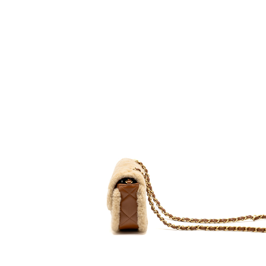 chanel-mini-shearling-flap-bag-lambskin-dark-brown-ghw-microchip-copy