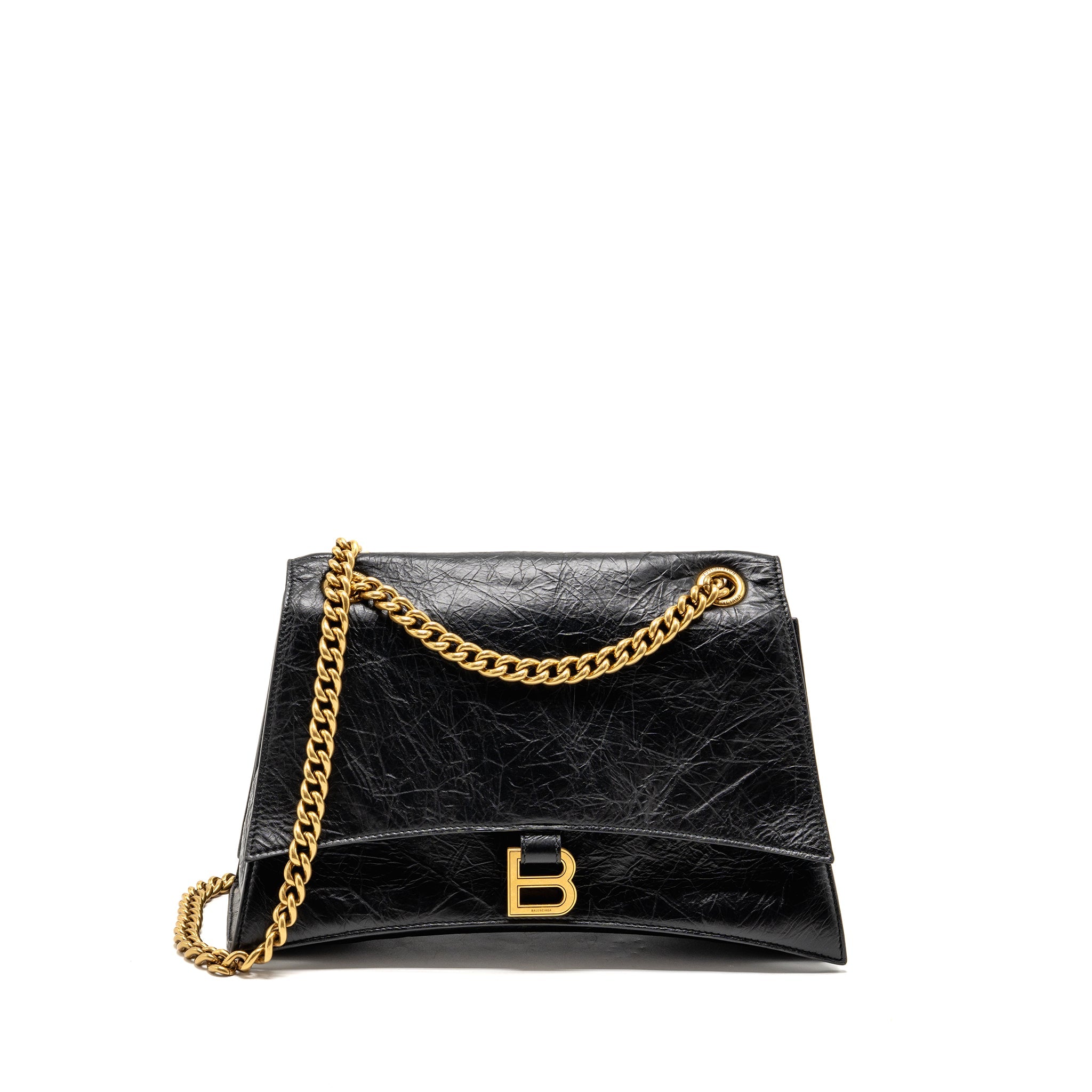 balenciaga-medium-women-s-crush-chain-bag-calfskin-black-ghw-copy-1