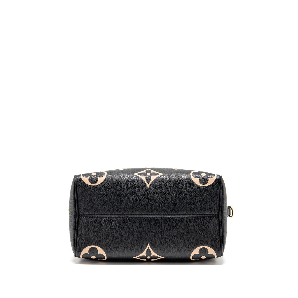 louis-vuitton-speedy-bandouliere-25-bicolour-monogram-empreinte-leather-black-beige-ghw