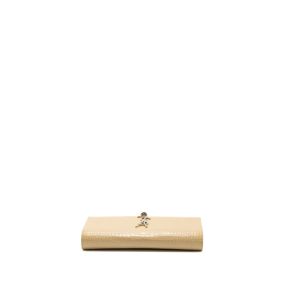 saint-laurent-kate-clutch-croc-embossed-leather-beige-shw