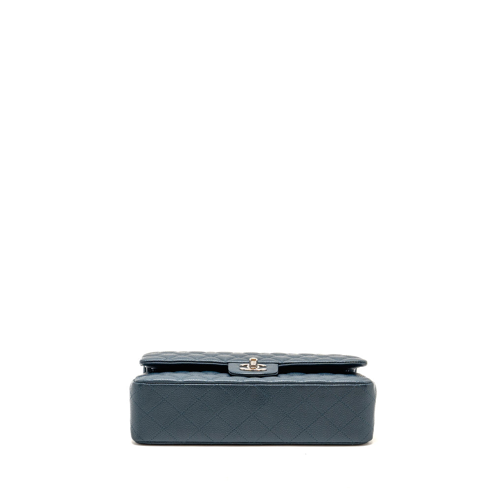 channel-medium-classic-double-flap-bag-caviar-metallic-dark-blue-shw