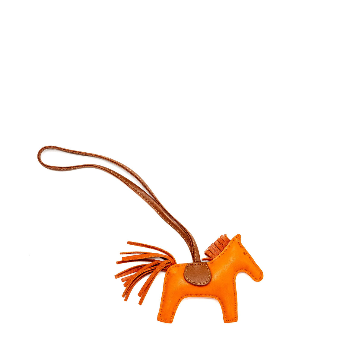hermes-rodeo-pm-bag-charm-orange-gold