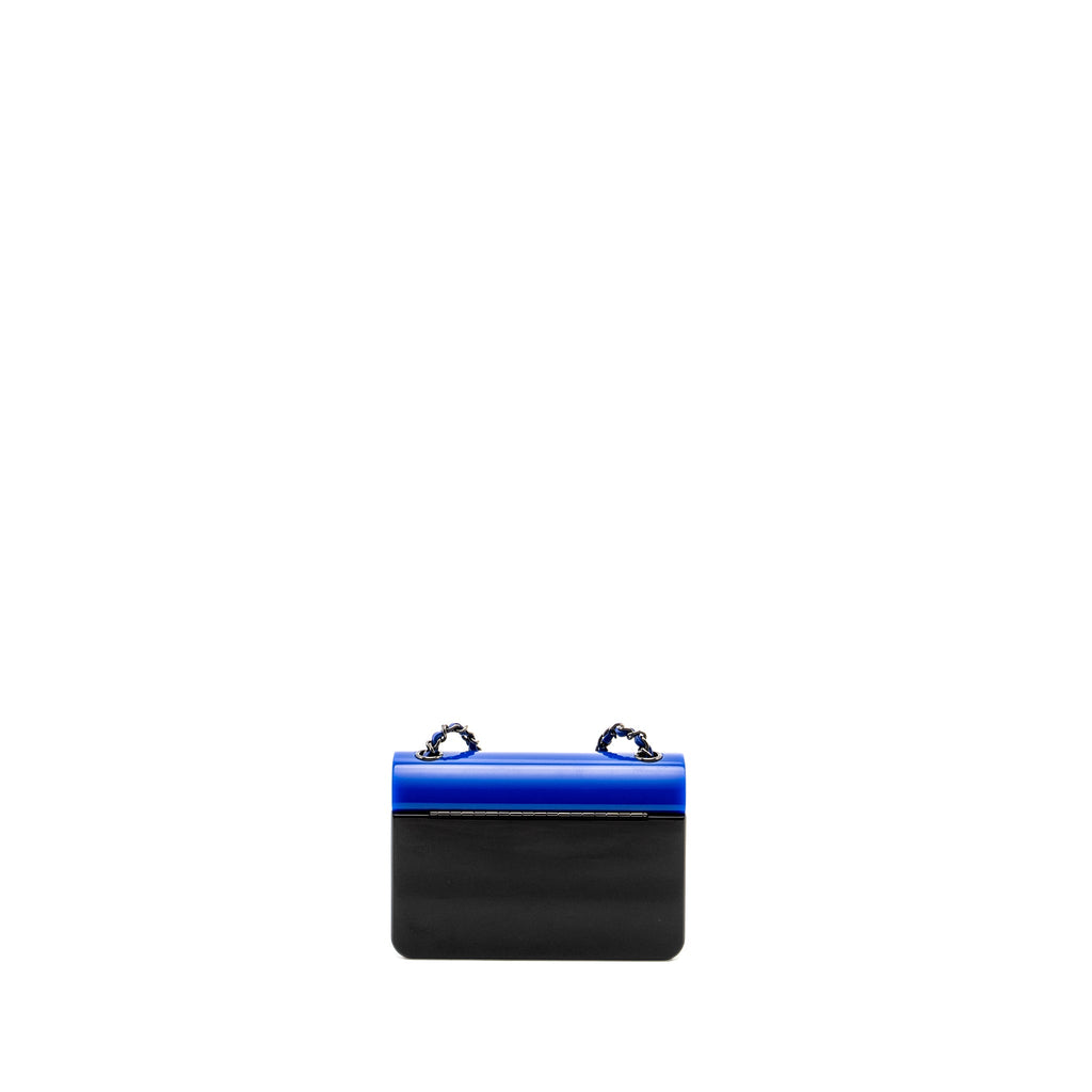 chanel-21k-plexi-flap-evening-bag-blue-black-with-black-hardware-microchip-copy