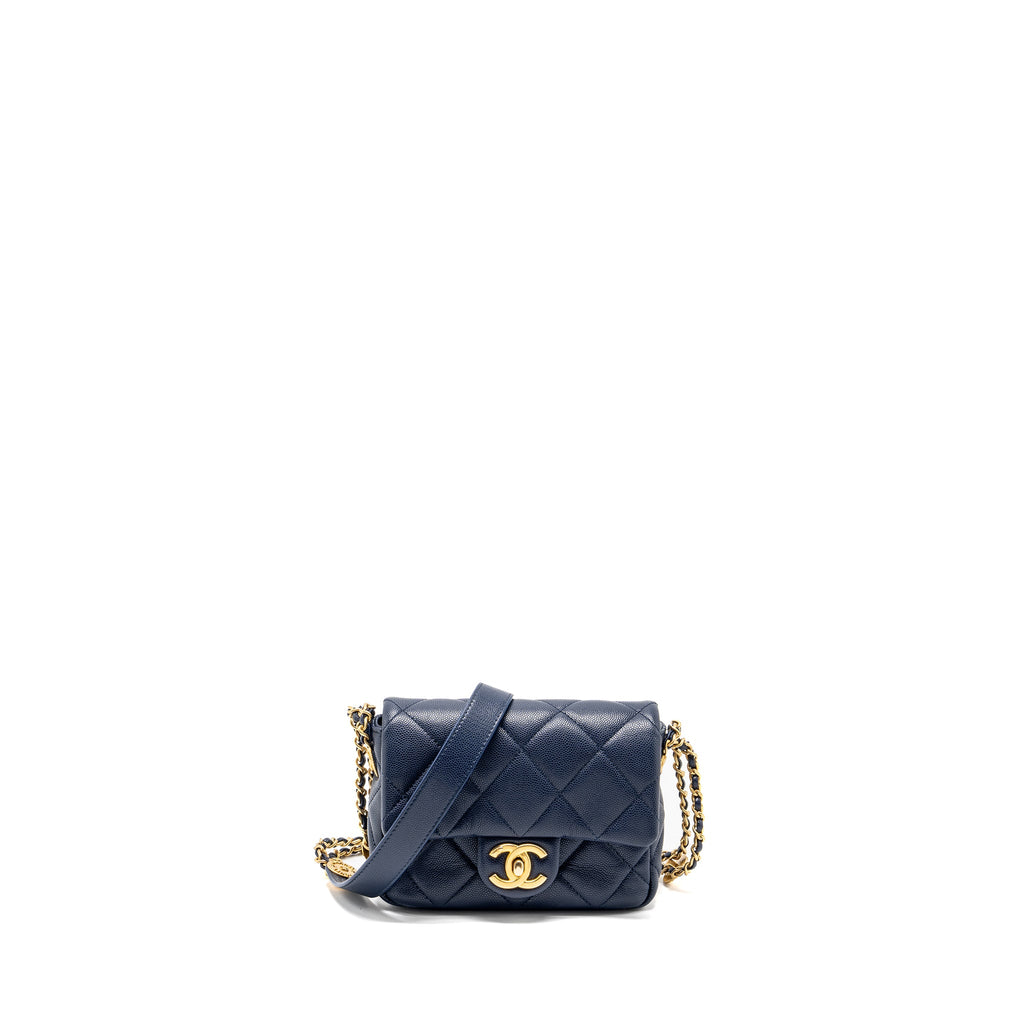 chanel-22a-button-on-chain-mini-square-flap-bag-caviar-navy-ghw-microchip-copy