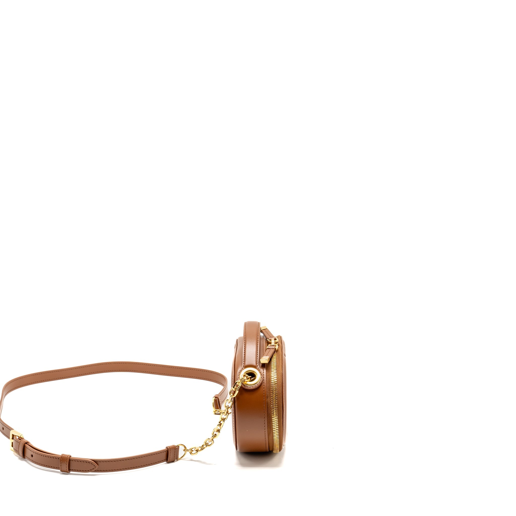 dior-cd-signature-pouch-with-chain-calfskin-golden-saddle-ghw