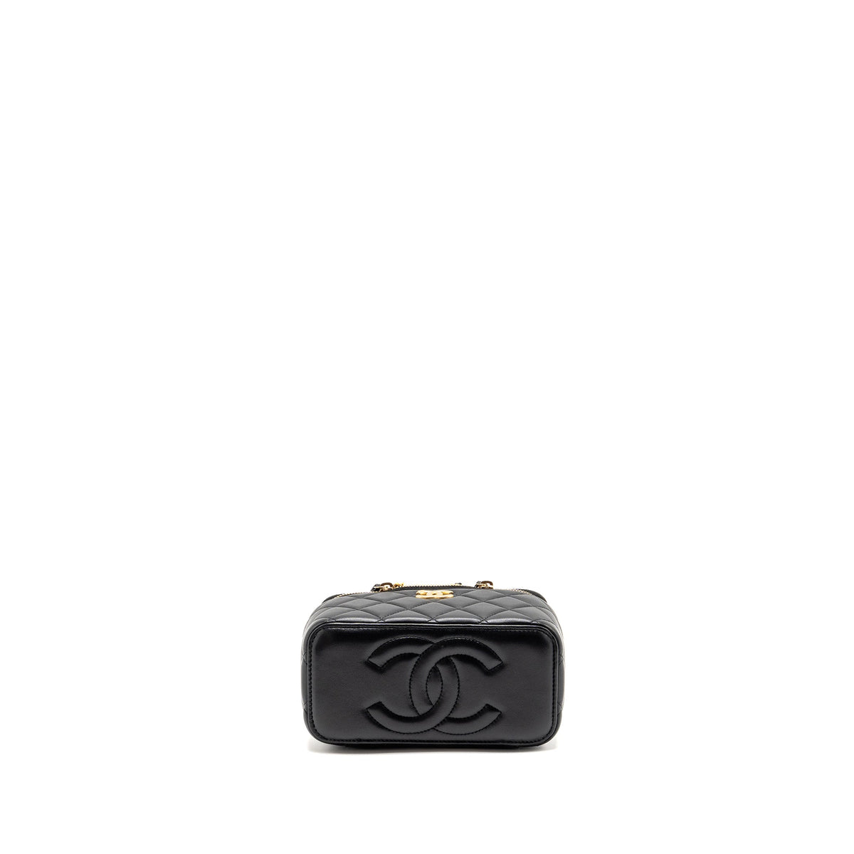 chanel-top-handle-long-vanity-lambskin-black-ghwmicrochip