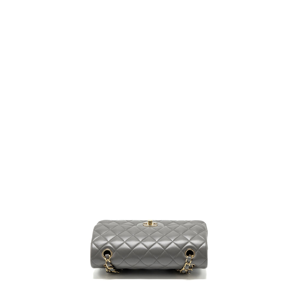 chanel-22a-small-classic-double-flap-bag-lambskin-grey-lghwmicrochip-copy