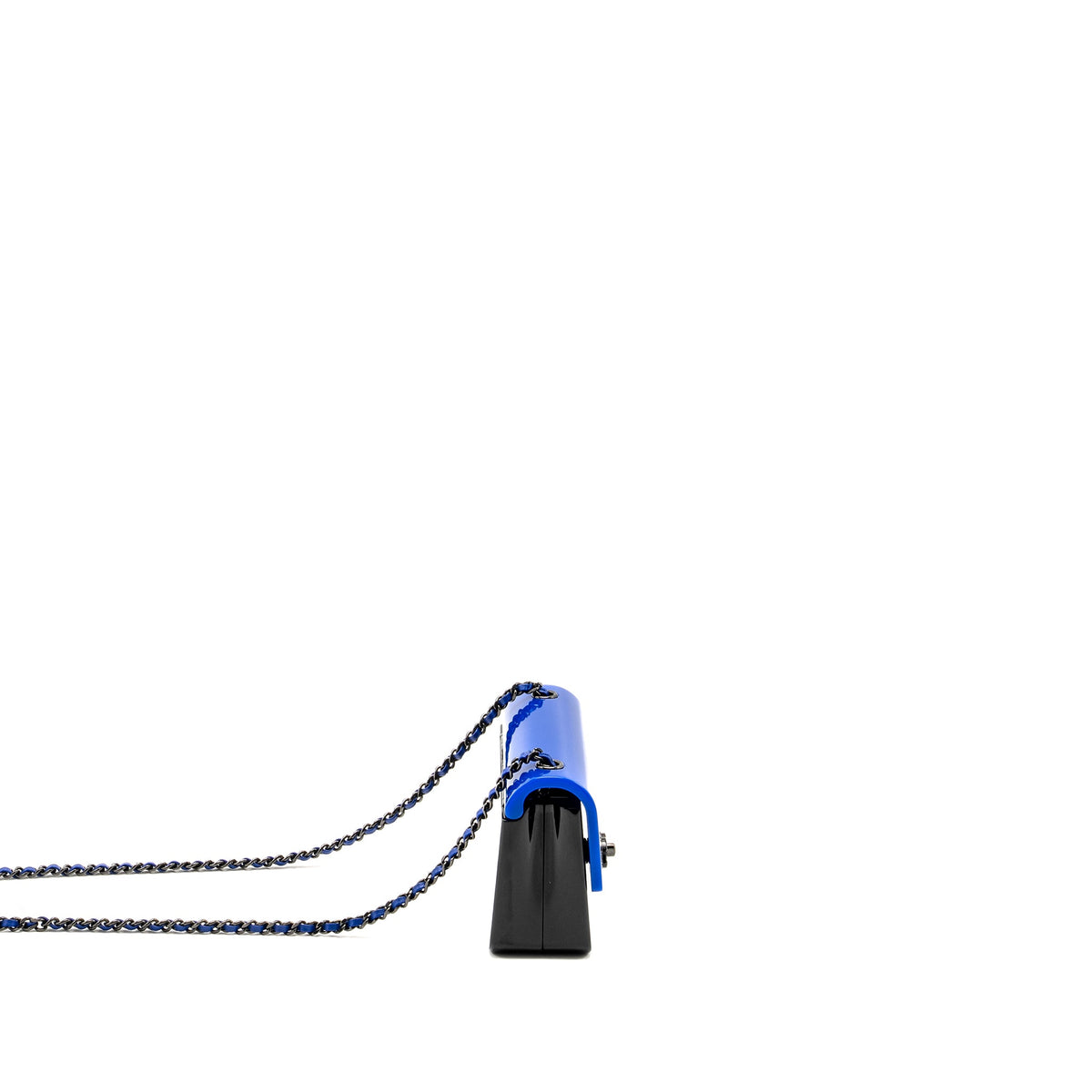 chanel-21k-plexi-flap-evening-bag-blue-black-with-black-hardware-microchip-copy